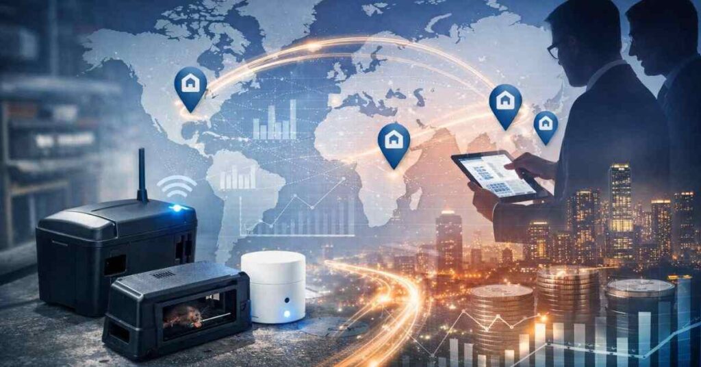 "Business partnership between Anticimex Aktiebolag and WiseCon A/S showing strategic growth in pest control industry