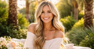 Krista Horton outdoor lifestyle portrait smiling in natural sunlight.